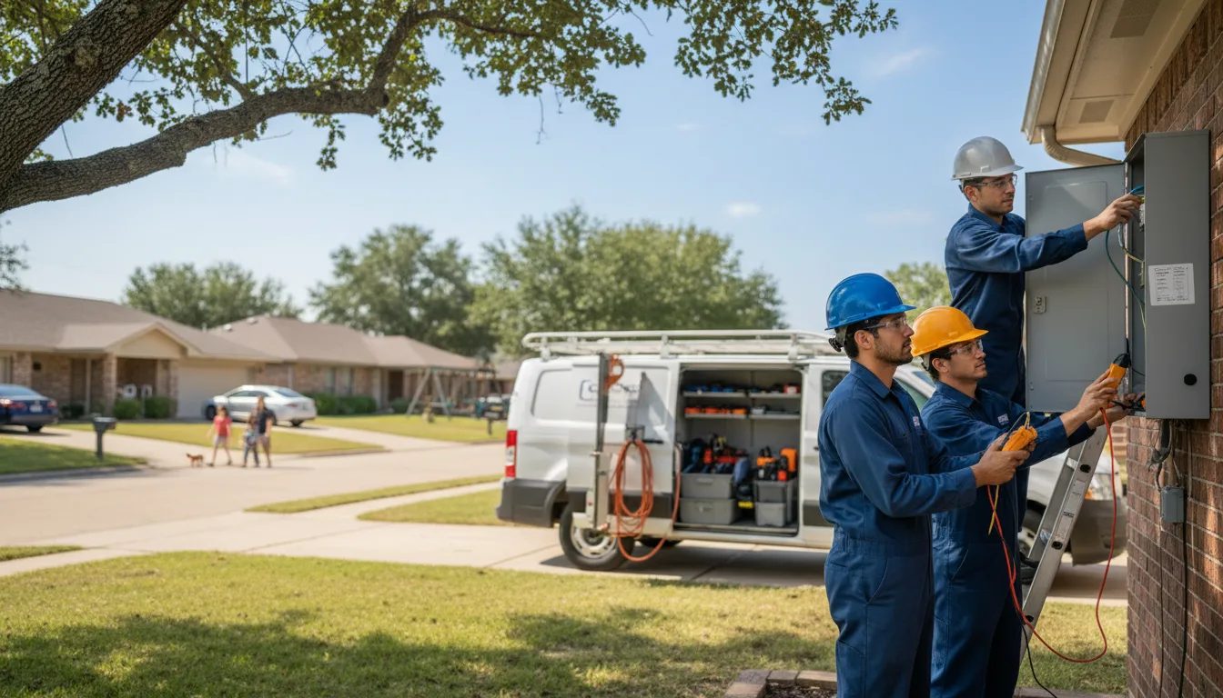Certified electrician providing emergency electrical services in Muskogee, OK